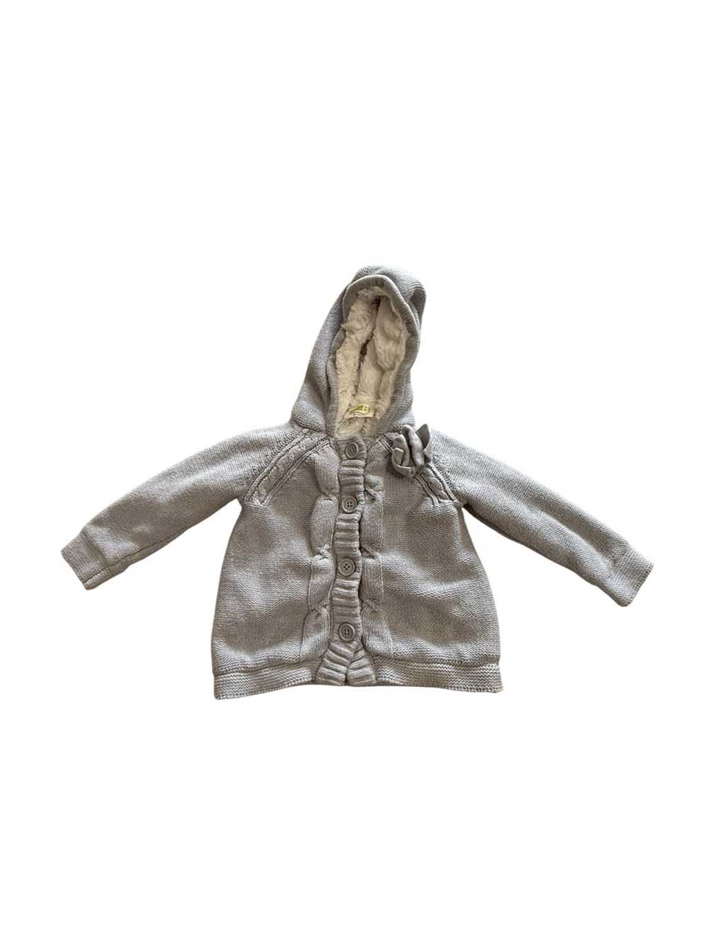 Crazy 8 Grey Knit Sweater Girls Size 18-24Months